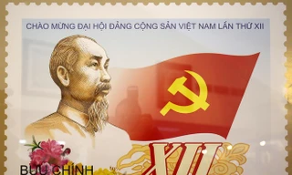 Phát hành đặc biệt bộ tem chào mừng Đại hội Đảng XII