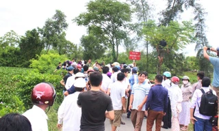 Hiện trường, nơi Tiến vứt xác nữ giám thị. Ảnh: Xuân Đức.