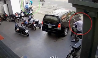 Những bảo vệ bị trộm giăng bẫy lấy mất Honda SH