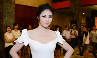 Hoa hậu Ngọc Hân xinh đẹp, gợi cảm làm giám khảo