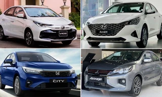 Doanh số sedan hạng B sụt giảm mạnh