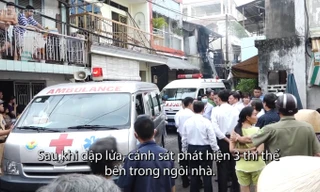 Cháy nhà ở TP. HCM, ba mẹ con tử vong