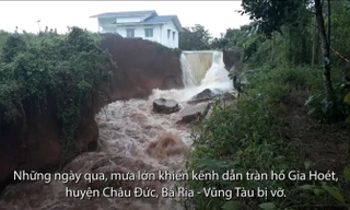 Nguy cơ vỡ hồ chứa nước, Bà Rịa - Vũng Tàu sơ tán dân