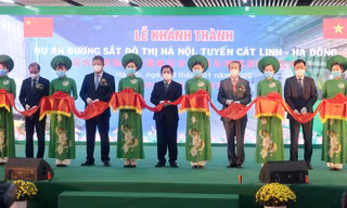 Khánh thành đường sắt Cát Linh – Hà Đông, lãnh đạo dự án vui vì trả lương đúng hạn