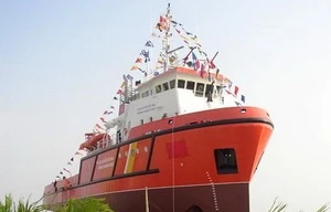 Xây sàn nâng tàu lớn nhất châu Á gần Hải Phòng