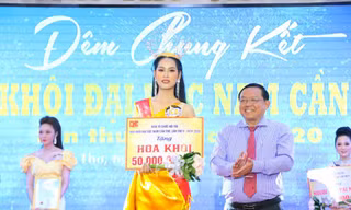 Lung linh nhan sắc nữ sinh viên “Hoa khôi ĐH Nam Cần Thơ 2020” 