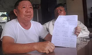 Ông Bùi Văn Phong bất ngờ trước 18 chữ ký được cho là đại diện làng Nam Ô gửi “tâm thư” lên Thủ tướng