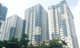 Một chung cư có thời hạn sử dụng trên đường Nguyễn Tuân (Thanh Xuân, Hà Nội). Ảnh: Như Ý