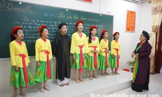 Nên đưa quan họ vào trường học