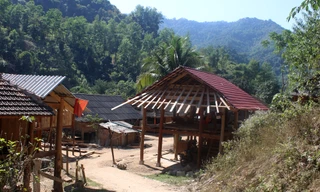 Một góc ở Đỉnh Sơn 2, ngôi nhà của chị Nguyễn Thị S đã được tu sửa sau khi có tiền bán con trở về