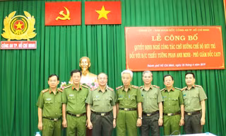 Công an TPHCM có Thủ trưởng Cơ quan Cảnh sát điều tra mới