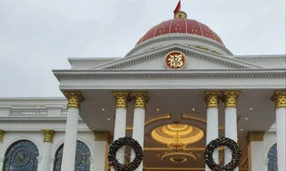 Trung tâm tiệc cưới Hải Đăng nơi diễn ra sự kiện hoành tráng với sự góp mặt của hơn 2.000 người Trung Quốc 