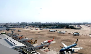 Sân bay Tân Sơn Nhất Ảnh: PV