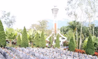 Nghĩa trang liệt sĩ Vị Xuyên. Ảnh: Trường Phong