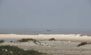 Khu vực tìm thấy thi thể nữ sinh viên N.T.T.V. bị chết đuối tối 19/3.