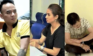 Nguyễn Văn Hoàng, Nguyễn Khoa Vũ Ngân và Đặng Hữu Hùng khi bị bắt