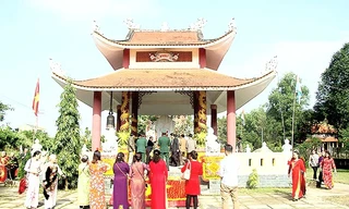 Khánh thành Đền thờ Chủ tịch Hồ Chí Minh và Đại tướng Võ Nguyên Giáp