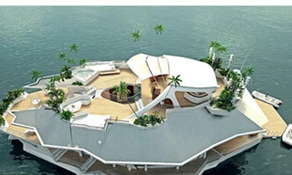 Ngắm 'đảo nổi' trị giá 96 tỷ