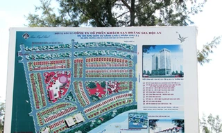 Được mua với giá đất ở, nhưng bản vẽ Khu TĐC Làng Chài lại có những tòa nhà cao ngất với mục đích làm dịch vụ thương mại Ảnh: Tr.Q