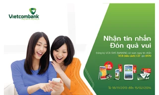 Tin nhắn chủ động báo số dư tài khoản VCB