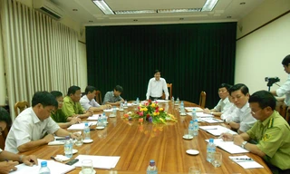 Cuộc họp UBND tỉnh Quảng Bình sáng 14-5 vẫn không có chỉ đạo gì mới, ngoài yêu cầu duy trì và phát huy thành quả đạt được