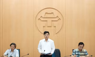 Phó Chủ tịch UBND thành phố Hà Nội Ngô Văn Quý kết luận cuộc họp giao ban công tác phòng chống dịch COVID-19 chiều 28/10