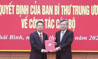 Ủy viên Ủy ban Kiểm tra Trung ương làm Phó Bí thư Tỉnh ủy Thái Bình