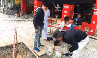 Hà Nội lập đoàn kiểm tra thi công lát đá vỉa hè