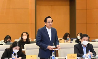 Bộ trưởng Bộ LĐTB&XH Đào Ngọc Dung. Ảnh: Quochoi.vn