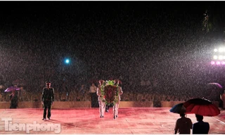 Lễ tưởng niệm các anh hùng liệt sĩ tại nghĩa trang Vị Xuyên (Hà Giang) năm 2014. Ảnh: Trường Phong