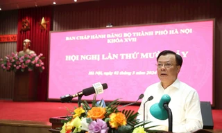 Trình 4 phương án về chủ đề Đại hội XVIII Đảng bộ thành phố Hà Nội