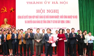 Hà Nội hợp nhất hai đảng bộ khối