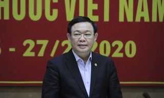 Bí thư Thành ủy Hà Nội Vương Đình Huệ - Ảnh: Trường Phong