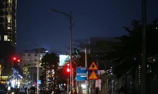 Tuyến đường trăm tỉ vừa thông xe vẫn chìm trong bóng tối