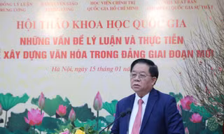 Văn hóa trong Đảng là sợi dây bền chặt gắn kết Đảng với Nhân dân