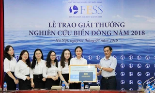 Báo Tiền Phong đạt giải xuất sắc viết về biển Đông