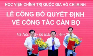 Học viện Chính trị Quốc gia Hồ Chí Minh công bố quyết định về công tác cán bộ