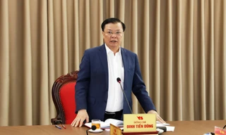 Dùng flycam ghi nhận giải phóng mặt bằng đường Vành đai 4 Hà Nội