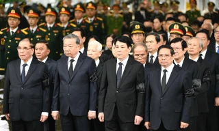 Lãnh đạo Đảng, Nhà nước viếng nguyên Chủ tịch nước Trần Đức Lương