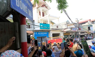 Người dân Đông Mỹ tiễn biệt nguyên Tổng Bí thư Đỗ Mười