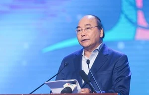Thủ tướng Chính phủ Nguyễn Xuân Phúc phát biểu tại chương trình. Ảnh: VGP