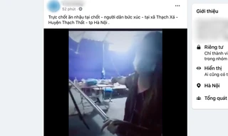 Điều tra thông tin 'ăn nhậu tại chốt trực COVID-19' ở Hà Nội