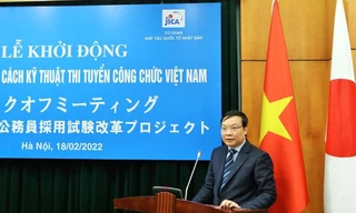 Thứ trưởng Bộ Nội vụ Trương Hải Long phát biểu tại buổi lễ