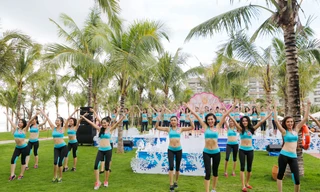 Màn trình diễn aerobic sôi động của Người đẹp Biển