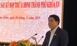 Chủ tịch UBND thành phố Hà Nội Nguyễn Đức Chung