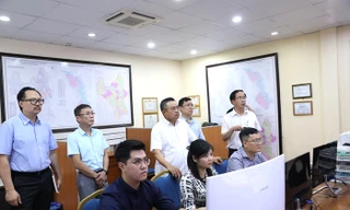 Chủ tịch Hà Nội kiểm tra công tác thoát nước mùa mưa 2024