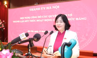 Hà Nội công bố quyết định thành lập, chỉ định nhân sự tổ chức Đảng mới sau sắp xếp