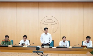 Phó Chủ tịch UBND thành phố Hà Nội Ngô Văn Quý kết luận cuộc họp