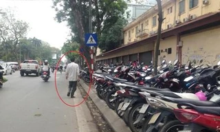 Hà Nội: Yêu cầu xoá 10 điểm trông xe trái phép trên phố Hai Bà Trưng