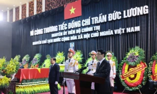 Toàn cảnh lễ truy điệu, tiễn đưa nguyên Chủ tịch nước Trần Đức Lương